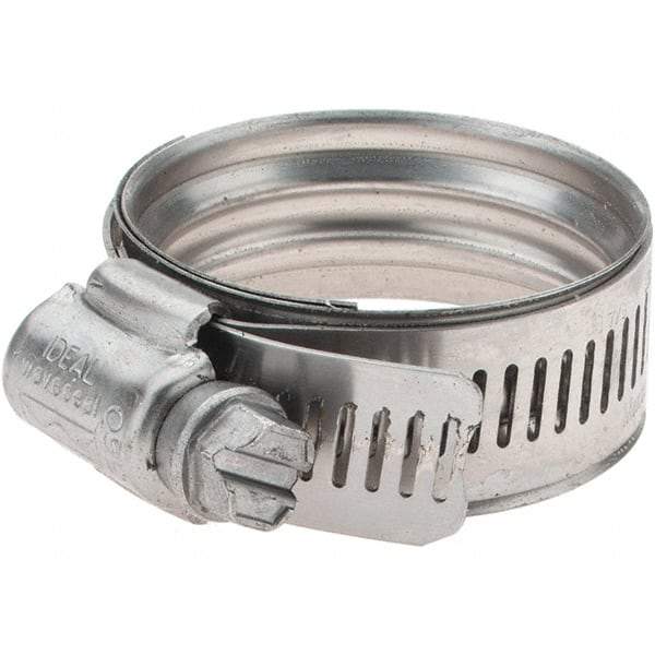 IDEAL TRIDON - SAE Size 22, 29 to 43mm Diam, Stainless Steel 360° Worm Drive Clamp - A1 Tooling