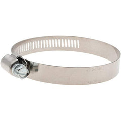 Value Collection - SAE Size 40, 2-1/16 to 3" Diam, Stainless Steel Worm Drive Clamp - 1/2" Wide - A1 Tooling