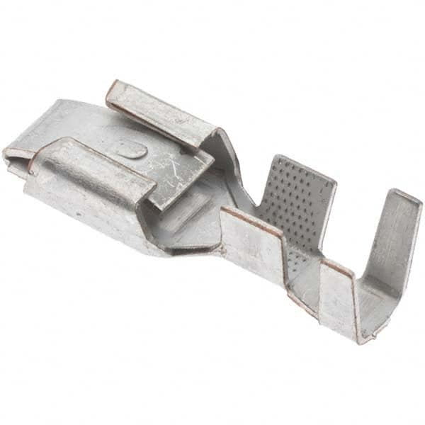 Import - Noninsulated Female Tab Terminal - Push In Connection, 12 to 10 AWG Compatible - A1 Tooling