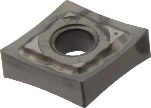 Iscar - CNMG431 PP Grade IC10 Carbide Turning Insert - Uncoated, 80° Diamond, 1/2" Inscr Circle, 3/16" Thick, 1/64" Corner Radius - A1 Tooling