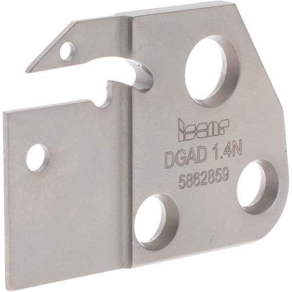 Iscar - 1.4mm Insert Width, Cutoff & Grooving Support Blade for Indexables - 1.1" Max Depth of Cut, 1mm Head Projection - A1 Tooling