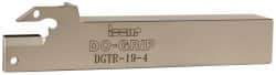 Iscar - Right Hand Cut, 2" Max Workpc Diam, DG. 4.., GRIP 4.. Insert, Indexable Cutoff Toolholder - 3/4" Shank Width, 3/4" Shank Height, 4-1/2" OAL - A1 Tooling