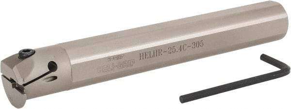 Iscar - HELII, Internal, Right Hand, 0.197" Max Depth of Cut, 0.118 to 1/8" Groove Width, Indexable Grooving Tool Holder - 1" Shank Width, 7" OAL, Through Coolant - A1 Tooling