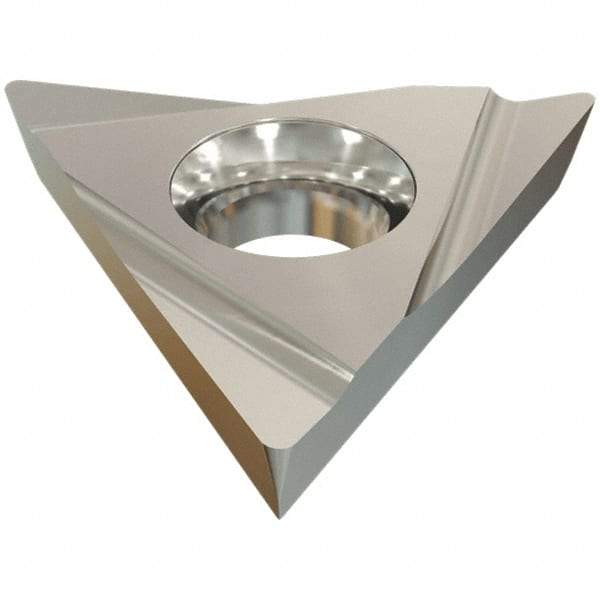 Iscar - TPGH321 R Grade IC70 Carbide Turning Insert - Uncoated, 60° Triangle, 3/8" Inscr Circle, 1/8" Thick, 1/64" Corner Radius - A1 Tooling