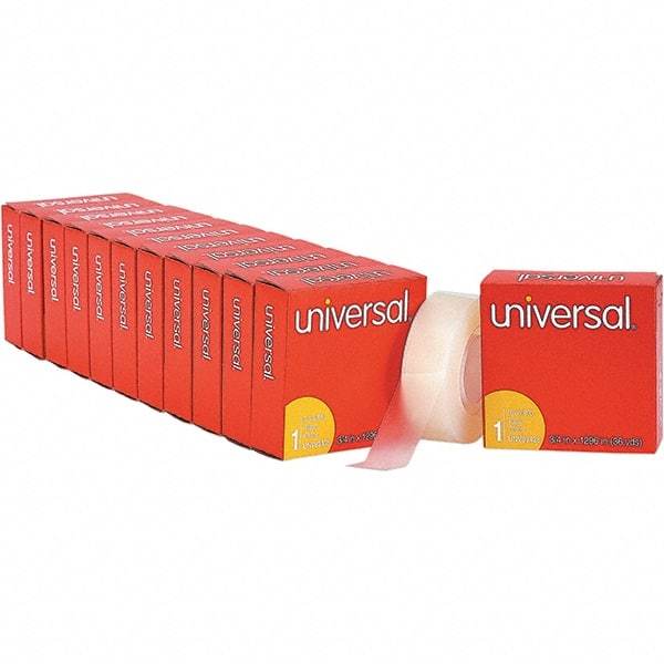 UNIVERSAL - 3/4" Wide x 1mm Thick x 36 yds Long, 83436VP Box Sealing & Label Protection Tape - Clear - A1 Tooling