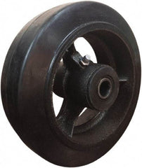 Value Collection - 6 Inch Diameter x 2 Inch Wide, Mold-On Rubber Caster Wheel - 410 Lb. Capacity, 3/4 Inch Axle Diameter, Roller Bearing - A1 Tooling