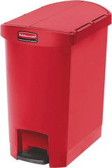 Rubbermaid - 8 Gal Rectangle Unlabeled Trash Can - Exact Industrial Supply