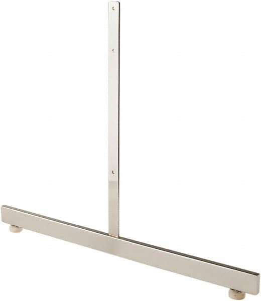 ECONOCO - 19-1/2 High, Open Shelving Accessory/Component - Steel, Chrome Finish, 24" Long, Use with Grid Panels - A1 Tooling