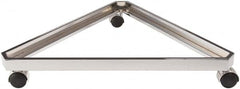 ECONOCO - Open Shelving Accessory/Component - Steel, Chrome Finish, 24" Long, Use with Grid Panels - A1 Tooling