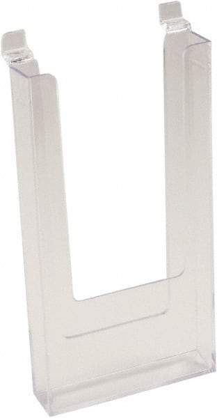 ECONOCO - 4-1/2" Wide x 1" Deep x 9" High, 1 Compartment, Acrylic Literature Holder - Clear, 4-7/16" Compartment Width x 13/16" Compartment Depth x 8-1/4" Compartment Height - A1 Tooling