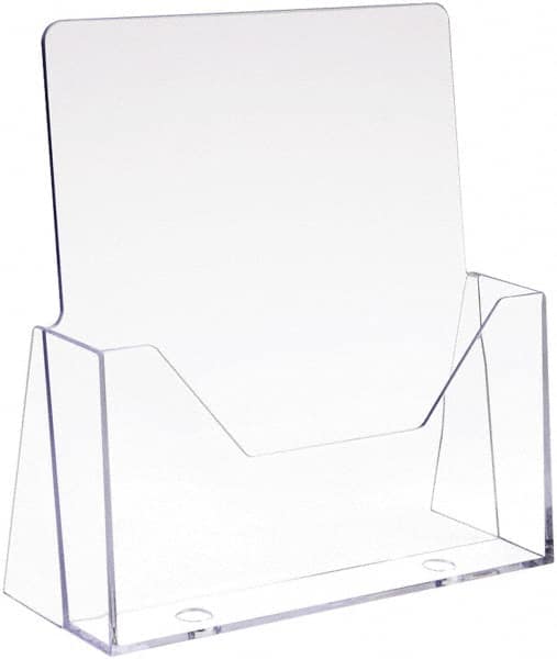 ECONOCO - 8-1/2" Wide x 3-5/8" Deep x 11" High, 1 Compartment, Acrylic Literature Holder - Clear, 1" Compartment Width x 3-5/8" Compartment Depth x 3-1/8" Compartment Height - A1 Tooling