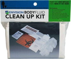 Ability One - 9 Piece, 1 Person, Body Fluid Clean-Up First Aid Kit - Plastic Bag - A1 Tooling