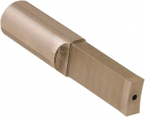 Hassay-Savage - 1/4" Keyway Width, Single Point Keyway Broach - High Speed Steel, Bright Finish, 2" LOC, 4-1/2" OAL - A1 Tooling