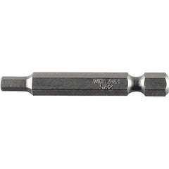 Wiha - 3mm Hex Power Bit - 1/4" Drive, 50mm OAL - A1 Tooling