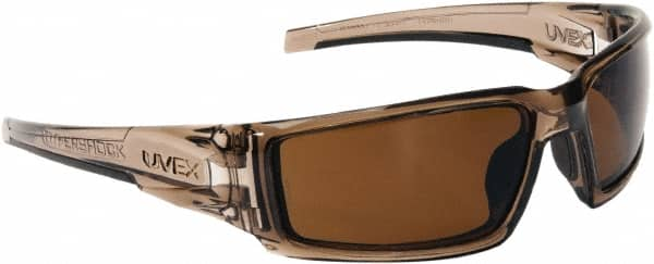 Uvex - Espresso Lenses, Framed Polarized Glasses - Scratch Resistant, Size Universal, Wrap Around - A1 Tooling