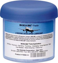 Boelube - BoeLube, 12 oz Jar Cutting Fluid - Paste, For Bending, Forming, Near Dry Machining (NDM) - A1 Tooling