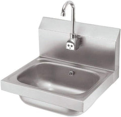 Krowne - 10" Long x 14" Wide Inside, 1 Compartment, Grade 304 Stainless Steel Hand Sink with Electronic Faucet - 20 Gauge, 15" Long x 16" Wide x 14" High Outside, 6" Deep - A1 Tooling