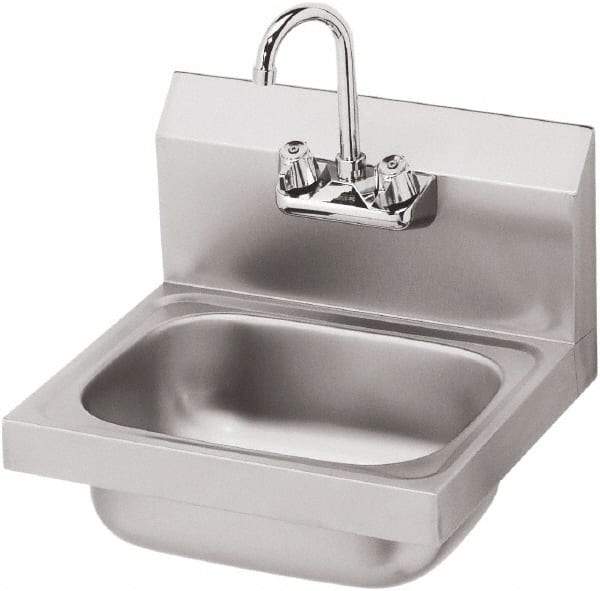 Krowne - 14" Long x 10" Wide Inside, 1 Compartment, Grade 304 Stainless Steel Hand Sink - 20 Gauge, 15" Long x 16" Wide x 6" High Outside, 6" Deep - A1 Tooling