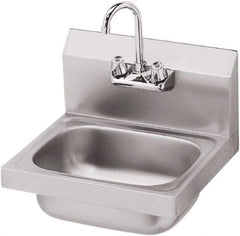 Krowne - 14" Long x 10" Wide Inside, 1 Compartment, Grade 304 Stainless Steel Hand Sink - 20 Gauge, 15" Long x 16" Wide x 6" High Outside, 6" Deep - A1 Tooling