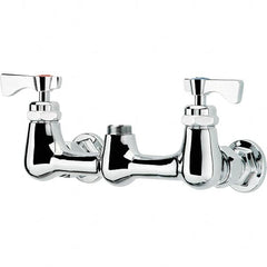 Krowne - Wall Mount, Spoutless Faucet Body Only - Two Handle, Color Coded, Blade Handle, Spoutless, No Drain - A1 Tooling