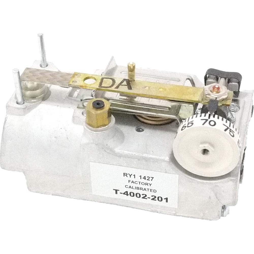 Johnson Controls - Thermostats; Type: Pneumatic Thermostat ; Style: Horizontal Mounting ; Minimum Temperature (F): 55.000 ; Maximum Temperature (F): 85.000 - Exact Industrial Supply