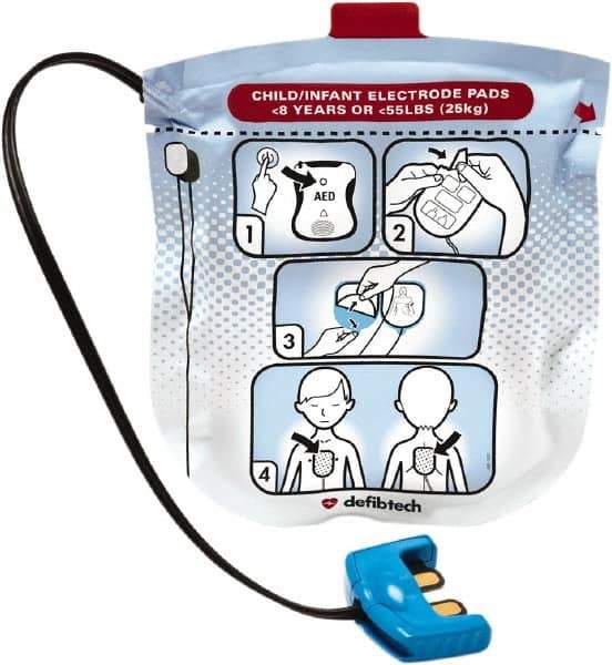 Defibtech - Pediatric CPR Pad - Compatible With Lifeline VIEW AED - A1 Tooling