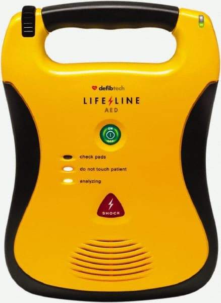 Defibtech - AED Program Management Adult Pad Defibrillator - 9 Volt and Nonrechargeable Lithium Battery Included - A1 Tooling