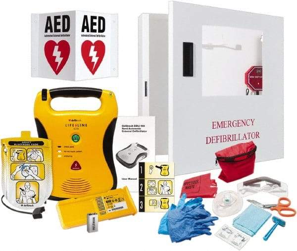 Defibtech - Adult Pad Defibrillator - Nonrechargeable Lithium Battery Included - A1 Tooling