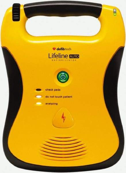 Defibtech - Adult Pad Defibrillator - 9 Volt and Nonrechargeable Lithium Battery Included - A1 Tooling