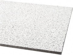 Armstrong World - 48" Long x 24" Wide, Wet-Formed Mineral Fiber Acoustic Ceiling Tile - ASTM E1264 Specification, White - A1 Tooling