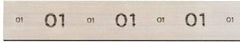 Starrett - 18" Long x 10" Wide x 3/8" Thick, AISI Type O1, Tool Steel Oil-Hardening Flat Stock - + 1/4" Long Tolerance, - 0 - 0.015" Wide Tolerance, +/- 0.001" Thick Tolerance - A1 Tooling