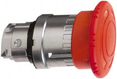 Schneider Electric - 22mm Mount Hole, Extended Mushroom Head, Pushbutton Switch Only - Round, Red Pushbutton, Maintained (MA), Momentary (MO) - A1 Tooling