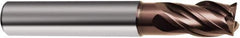 Guhring - 5/16", 4 Flute, Single End, Solid Carbide, Corner Chamfer End Mill - 2-1/2" OAL, Right Hand Flute, 13/16" LOC, Right Hand Cut - A1 Tooling