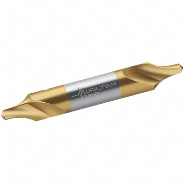 Walter-Titex - Metric Radius Cut 60° Incl Angle High Speed Steel Combo Drill & Countersink - A1 Tooling