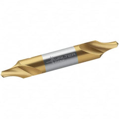 Walter-Titex - Metric Radius Cut 60° Incl Angle High Speed Steel Combo Drill & Countersink - A1 Tooling