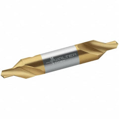 Walter-Titex - Metric Plain Cut 60° Incl Angle High Speed Steel Combo Drill & Countersink - A1 Tooling