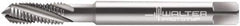 Walter-Prototyp - M5x0.80 Metric 3 Flute 4HX Modified Bottoming Spiral Flute Tap - Powdered Metal, Bright Finish, 70mm OAL, Right Hand Flute, Right Hand Thread, Series 204104 - Exact Industrial Supply