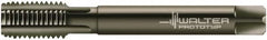 Walter-Prototyp - M12x1.75 Metric 6HX 4 Flute Nitride/Oxide Finish Powdered Metal Straight Flute Machine Tap - Modified Bottoming, Right Hand Thread, 110mm OAL, 23mm Thread Length, Oversize - Exact Industrial Supply