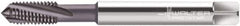 Walter-Prototyp - M5x0.80 Metric 3 Flute 6HX Modified Bottoming Spiral Flute Tap - Powdered Metal, AlCrN Finish, 70mm OAL, Right Hand Flute, Right Hand Thread, Series 2041663 - Exact Industrial Supply