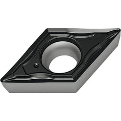 Walter - DCMT32.52 FP4 Grade WPP20S Carbide Turning Insert - TiCN/Al2O3/TiN Finish, 55° Diamond, 3/8" Inscr Circle, 5/32" Thick, 1/32" Corner Radius - A1 Tooling