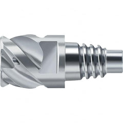 Walter-Prototyp - H2EC Carbide End Milling Tip Insert - TiAlN/TiAl Finish, 4 Flutes, 16mm Cutting Diam, 10mm Depth of Cut, 18.7mm Extension, 0.0787" Cnr Rad - A1 Tooling