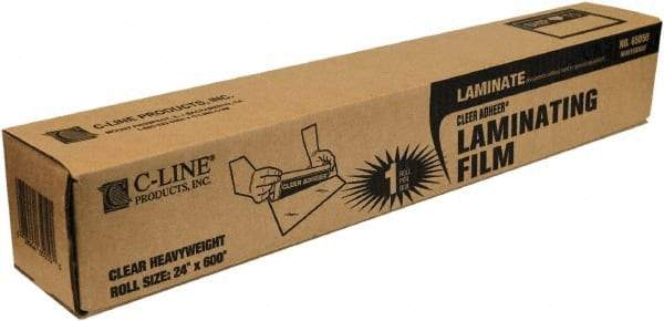 C-LINE - Self-Adhesive Laminating Film - 2 mil Thick x 24" Wide x 50' Long - A1 Tooling