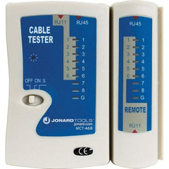 Jonard Tools - Modular Cable Tester - LED Screen, RJ11, RJ12 & RJ45 Connectors - A1 Tooling