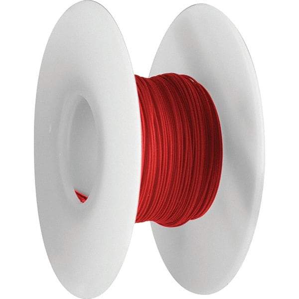 OK Industries - 30 AWG, 1 Strand, 304 m OAL, Copper Hook Up Wire - Red Kynar Jacket - A1 Tooling