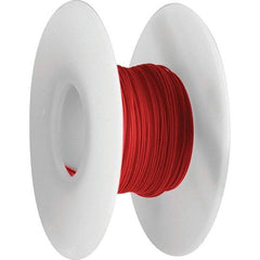 OK Industries - 24 AWG, 1 Strand, 30.4 m OAL, Copper Hook Up Wire - Red Kynar Jacket, 0.03" Diam - A1 Tooling