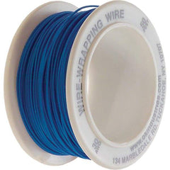 OK Industries - 30 AWG, 1 Strand, 15.2 m OAL, Copper Hook Up Wire - Blue Kynar Jacket - A1 Tooling