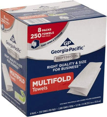 Georgia Pacific - 1 Ply White Multi-Fold Paper Towels - 9-1/4" Wide - A1 Tooling