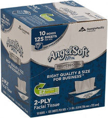 Georgia Pacific - Case of (10) 125-Sheet Flat Boxes of White Facial Tissues - A1 Tooling