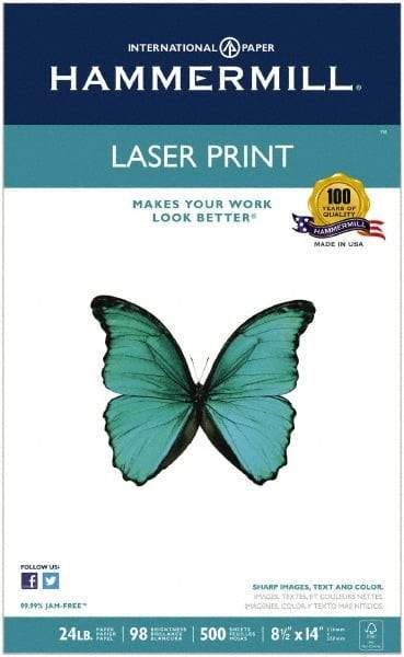 Hammermill - 8-1/2" x 14" White Copy Paper - Use with Laser Printers, Copiers - A1 Tooling