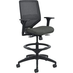 Hon - 53" High Mid Back Chair - 29-3/4" Wide x 28-3/4" Deep, Fabric Mesh Seat, Ink - A1 Tooling